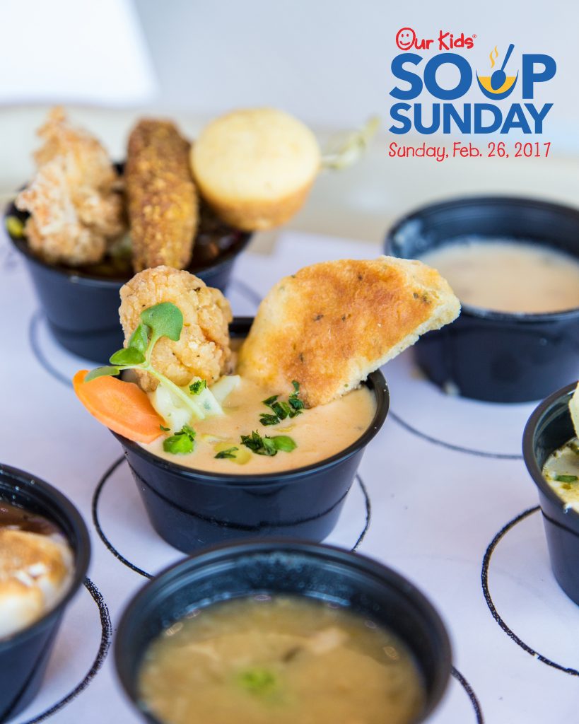 Sponsor Soup Sunday 2017! Our Kids Center