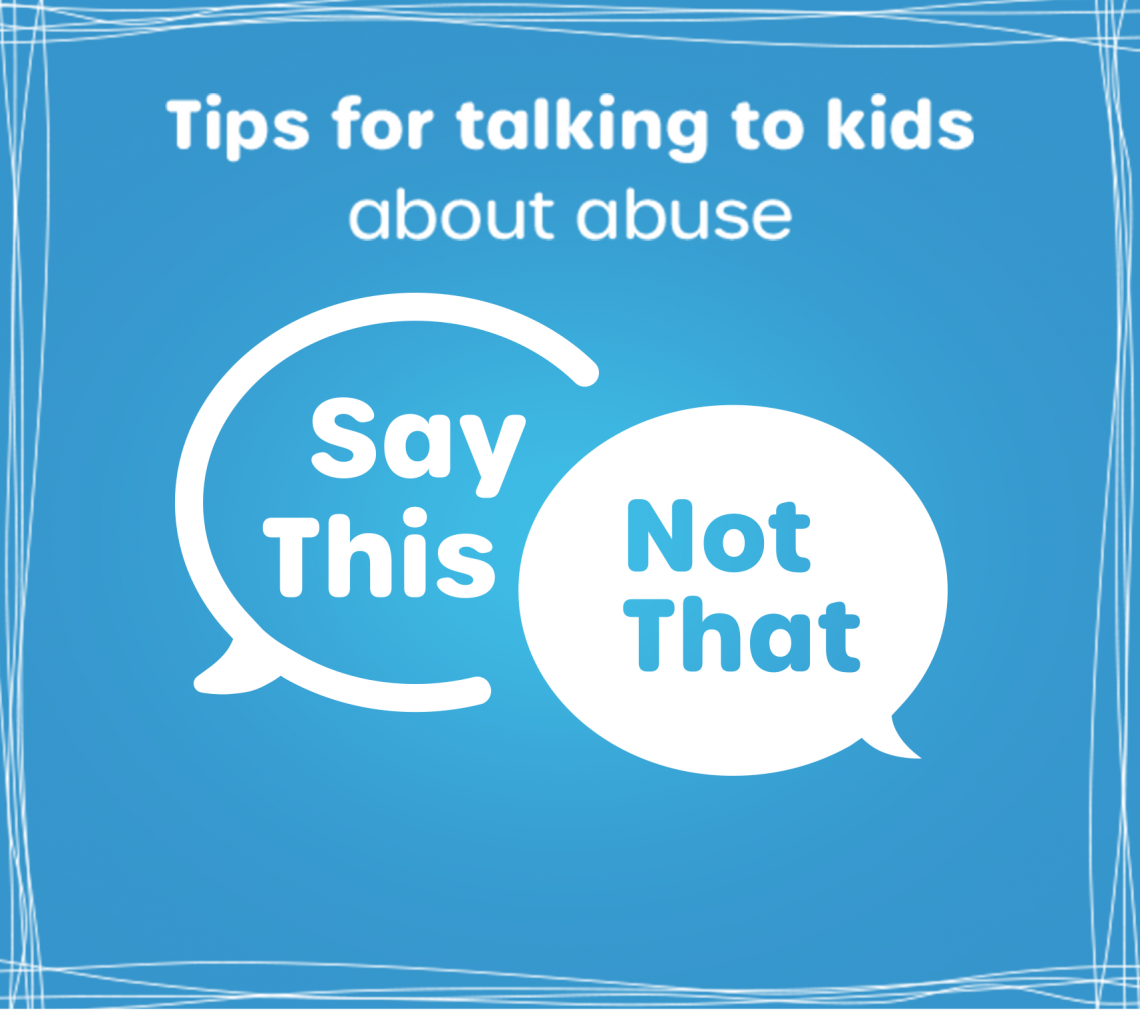 Tips for talking to kids about abuse